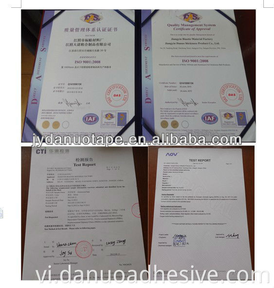 Nhà cung cấp băng Danuo cho băng nhôm